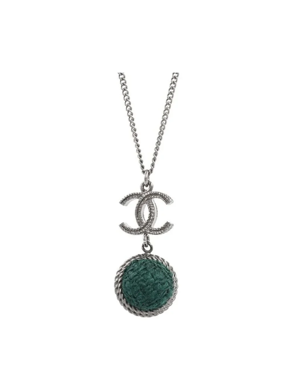 Chanel Necklace Green